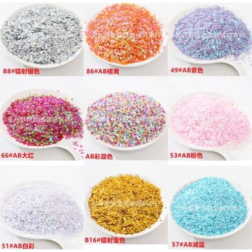 3mm Plum Nail Sequins Love Nail Patches Beads DIY Clothing Decoration Sequins Crystal Mud Filling Material JJ363