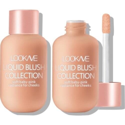 4-color Face Liquid Blusher Contour Makeup Long-lasting Matte Brighten Skin Tone Face Liquid Blusher Cosmetics