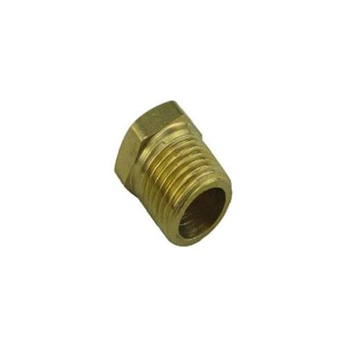 5PCS 1/8" Threaded pipe Hex Head Brass Plug Pneumatics Hydraulics Fittings