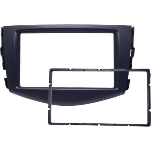 Car Stereo Radio Fascia Panel Trim Kit 2 Din Frame Dvd Navigation Audio Panel for Toyota Rav4 2006-2012