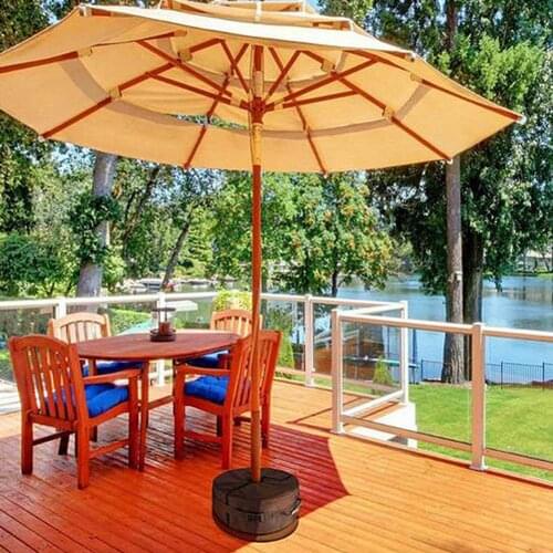 Base Sandbag Oxford Cloth Tent Sandbag Portable Waterproof Umbrella Round Weight Bag Outdoor Umbrella Round Weight Bag