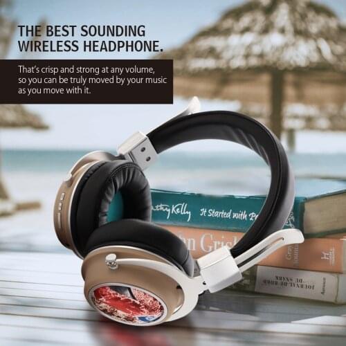 MH5 Wireless Bluetooth Headphones HIFI Stereo Sports Noise Canceling Music Headset Bass With Microphone Telephone Radio Earphone