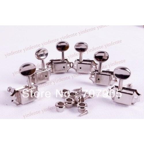 Chrome Plated Guitar Tuning Pegs Tuners Machine Heads Guitar Parts 3L 3R