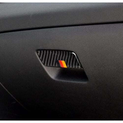 Co-pilot Storage Box Switch Handle Trim Cover Sticker for Mercedes Benz A Class CLA 2013-2018 GLA 2015-2018 Car Accessories