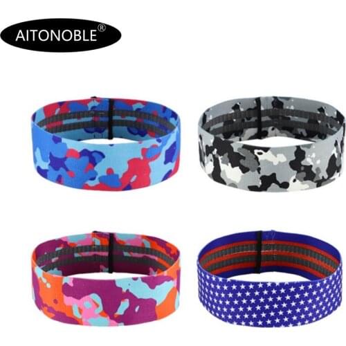 Aitonoble New Band Hip Circle Loop Resistance Band Workout Exercise for Legs Thigh Glute Butt Squat Bands Non-slip Design