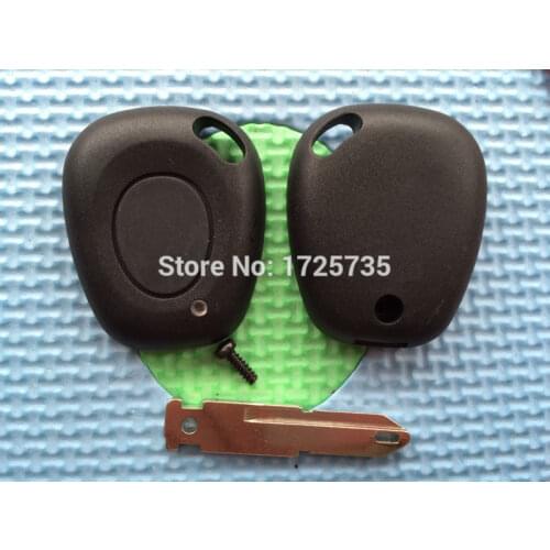 1pc New Replacement key Shell For Renault Twingo Megane Scenic Laguna 1 Button REMOTE KEY FOB CASE uncut key blade no logo