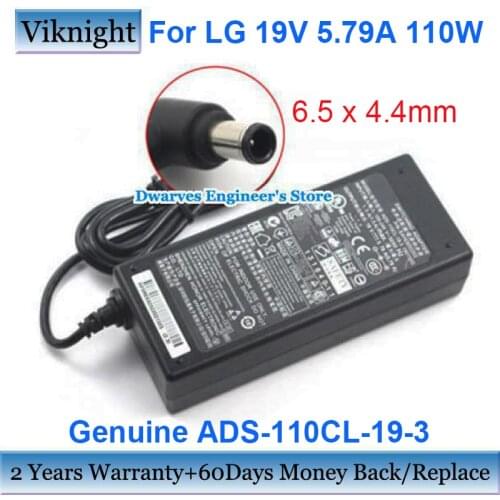 Genuine ADS-110CL-19-3 190110G 19V 5.79A AC Adapter Power Supply 110W For LG MONITOR 34UM88p 34UM95-C EAY63032202 EAY63032202