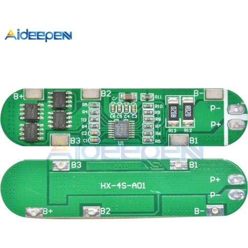 10pcs 4S 6A 16v Li-ion Lithium Battery 18650 Battery Protection Board bms pcm for Li-ion Lipo Battery Cell Pack