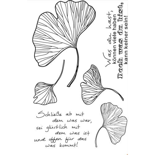 Leaf Transparent Clear Silicone Stamp Seal for DIY scrapbooking photo album Decorative clear stamps A1099