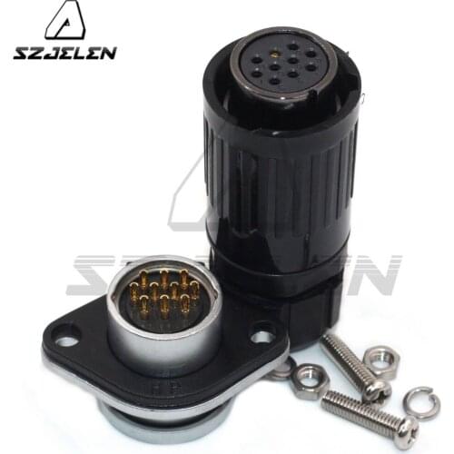 HP20 series, 10 pin Waterproof connectors, Automotive Connectors, LED connector 10 pin plug and socket
