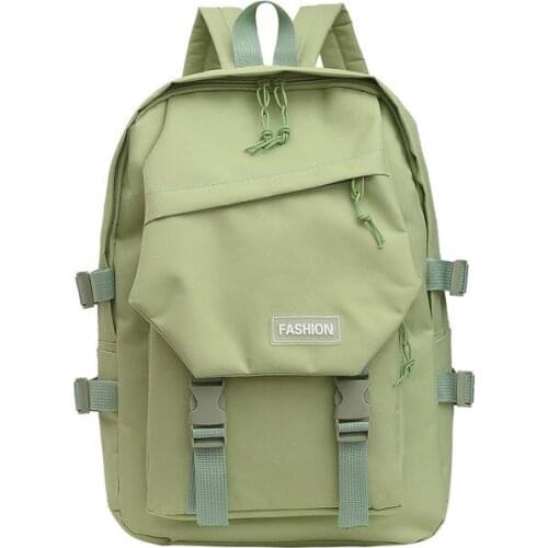 School Bag Female Junior High Cute Bookbag Students Outdoor Leisure Travel Backpack Stylish Simple College Style Laptop Computer