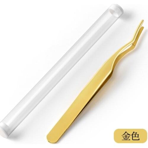 Eyelash tweezers special clip for grafting eyelashes false eyelashes beauty eyelash grafting tweezers