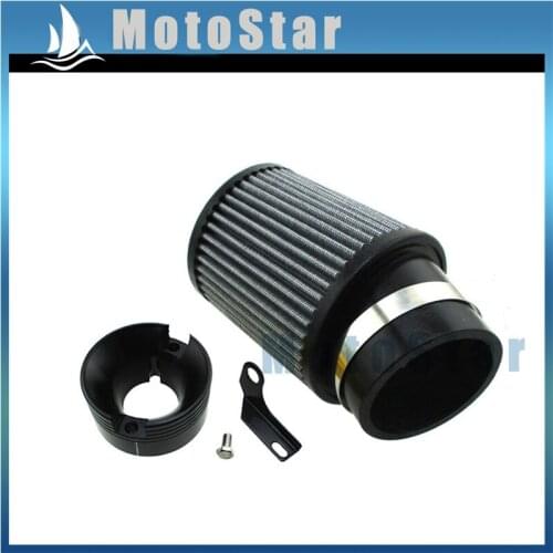 Air Filter + Adapter For 11Hp 13Hp Honda GX340 GX390 Clone Engine Go Kart