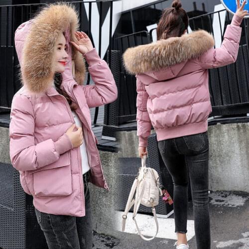 Women Thick Filling Cotton Hooded Jacket Autumn And Winter Casual Style Woman Parkas Female Coats