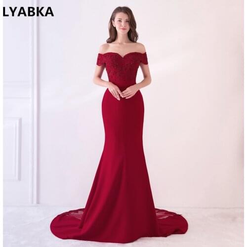 Cap Sleeve Prom Dresses Robe De Soiree Burgundy Prom Dress Real Photo Sweetheart Mermaid Prom Dresses Long Vestido De Festa