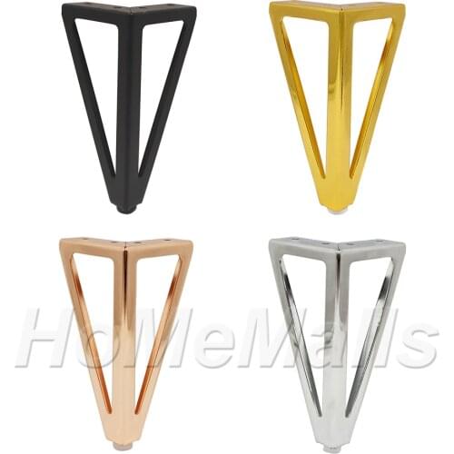 1pc 150mm Iron Furniture Legs As Replacement For Sofa Cabinet TV Stand Legs Metal Furniture Feet Home Hardware Multiple Color