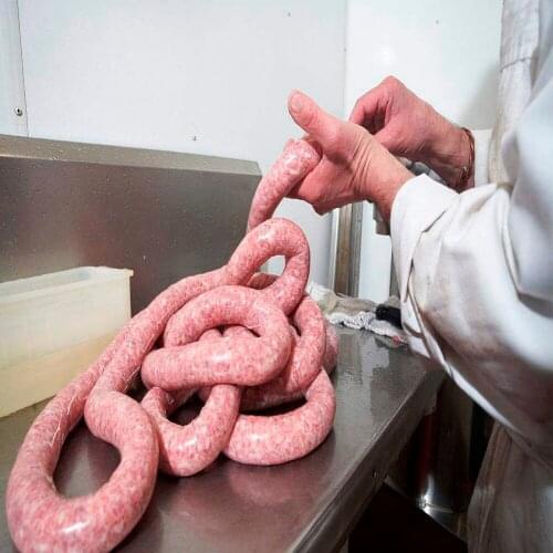 10Pc Casing Caliber 50Mm Length 100Cm Hot Dog Casing Shell + Funnel Meat Filler Cooking Tools Meat Poultry Tool Inedible Casing