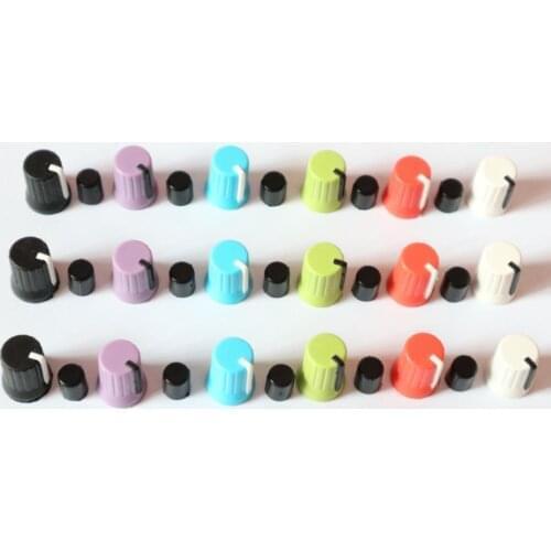 18pcs Rotary Knob NI For Traktor Kontrol Z1 Z2 S2 S4 S5 S8 DJ Controller Mixer colorful item you can chose any color