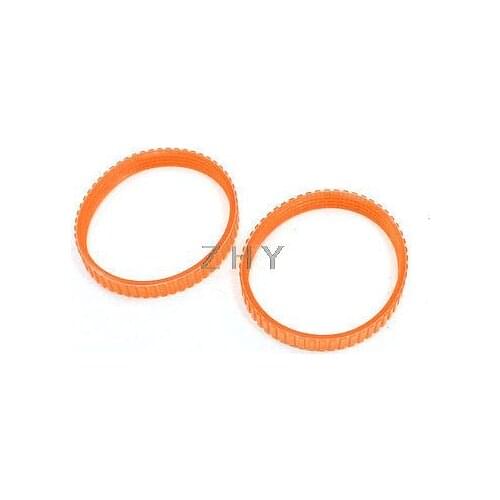 2pcs Electric Planer Drive Orange PU Belt Band for Hitachi F20