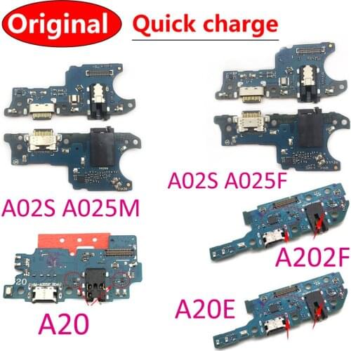 20pcs . USB Power Charging Port Connector Plug Port Dock Flex Cable For Samsung A20 A202F A20E A205F SM-A205F