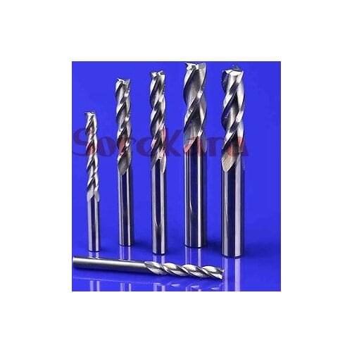 4*25mm CNC Tool 3 Flutes Blade Router Bit Milling Cutter HSS Carbide End Mill Engraving Bits