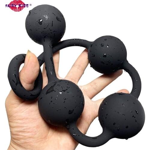 Anal Beads Silicone Butt Plug Anal Dilator Sex Toys For Men Women Prostate Massager Masturbators Erotic Toys In Couple Sexo Shop