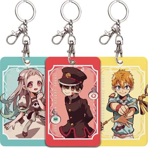 Anime Toilet-Bound Hanako-kun Jibaku Shounen Hanako-kun Cosplay Transparent Acrylic keychain Pendant Bag Pendant Gift 8x13cm