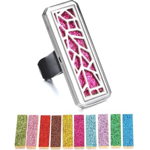 Car Air Freshener Aromatherapy Diffuser Necklace Car Perfume Locket Essential Oil Diffuser Car Clip Aroma Perfume Locket Pendant