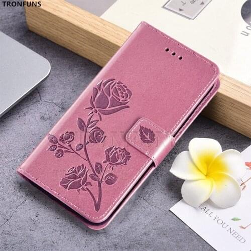 Flower Leather Wallet Case For Samsung Galaxy A10 A20 A20e A30 A40 A50 A60 A9 A8 A7 J8 J4 J6 S8 S9 S10e S10 Plus Soft Cover Bag
