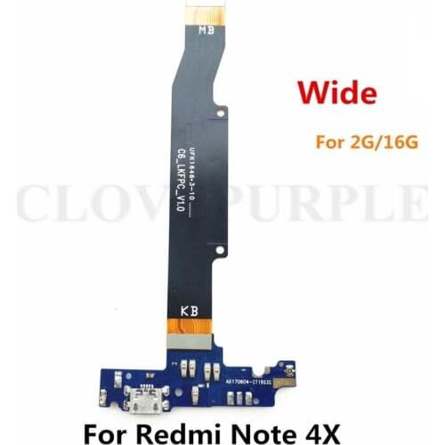 For Xiaomi Redmi Note 4X ( Wide) USB Charging Charger Board & Motherboard MainBoard Main BoardConnection Flex Cable