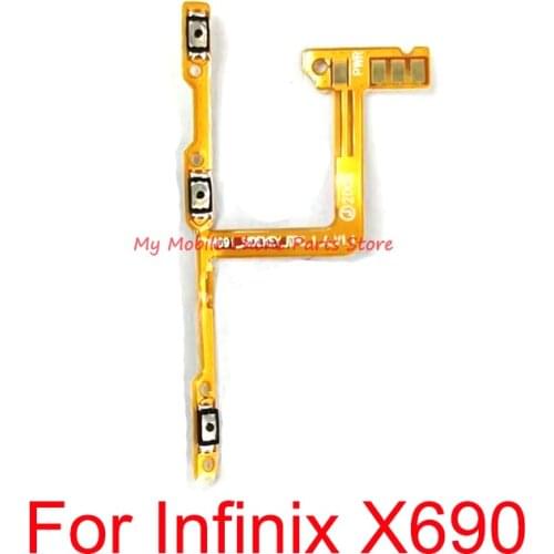 Power And Volume Side Key Button Flex Cable For Infinix X690 Volume Power ON OFF Switch Flex Cable Replacement Spare Parts
