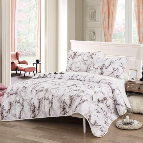 LOVINSUNSHINE Summer Quilt For Queen King Printed Marble Bed Duvet Blanket Comforters Bed Cover Quilting Home Textiles ww02