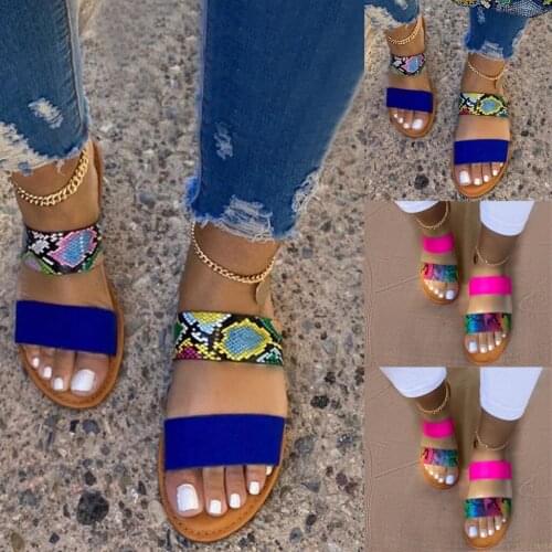 Summer Women Slippers Flats Open Toe Slippers Female Gladiator Slippers Transparent Fashion Sandals Shoes Slip-on Slippers 2020