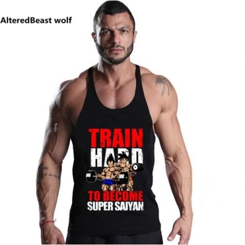 2021 Men Tank Tops TO BECOME SUPER Cotton Summer bodybuilding Sleeveless Vest fitness men undershirt Brand Tank Tops for men