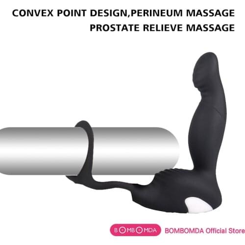 Male Prostate Massager Vibrator Anal Plug Adult Sex Toys for men Prostate Stimulator USB Rechargable Butt Plug Delay Ejaculation