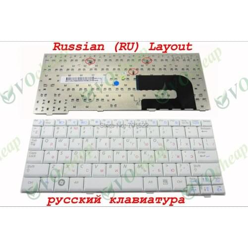 New Laptop keyboard for Samsung NP-NC10 ND10 NC10 N110 N130 NP-N130 White Russian RU Version - CNBA5902419
