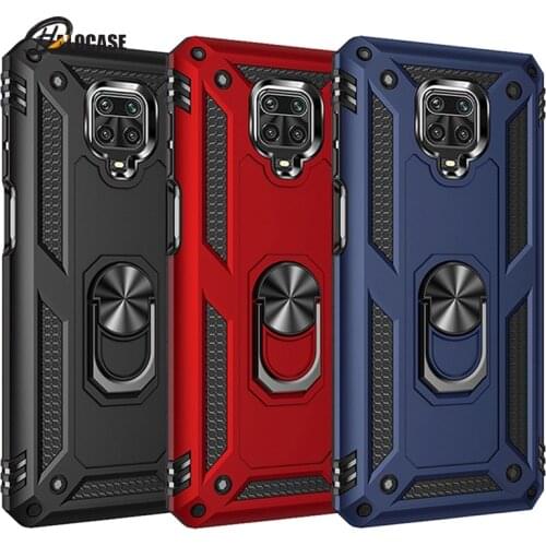 Shockproof Armor Magnetic Metal Case For Xiaomi Redmi Note 9 8T 9c 8 7 9S 10 Poco X2 F2 9A 7A 8A K20 9T Pro A3 CC9 Ring Cover
