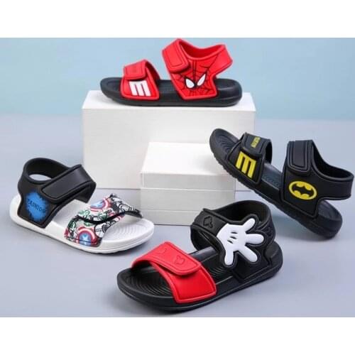 Suihyung Summer Children Shoes Kids Cartoon Sandals For Boys Girls Multi-Style Casual Beach Shoes Baby Non-Slip Sport Sandals
