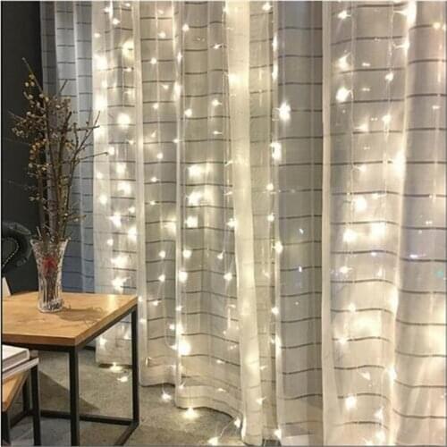 3M *2M led icicle Flashlight Wall fairy lights LED Wedding string light Christmas lights for Wedding home garden party decor