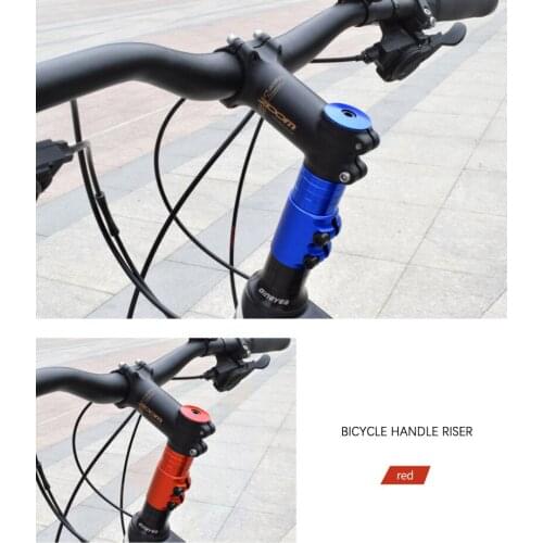 120mm Bicycle Handlebar Extender Fork Stem Rise Up Extension Heads Up Bike Fork Extender MTB Cycling Bike Equipment Accessories