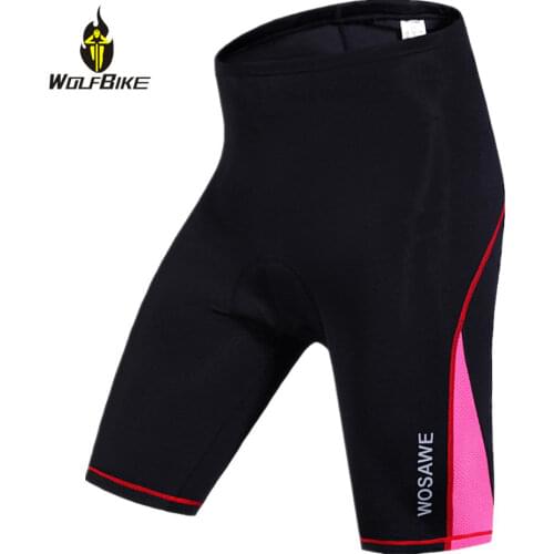 WOSAWE NEW Outdoor Sportswear Womens Downhill Shorts Bike Clothes Bicycle 3D Padded Short Pants Breathable Cycling Clothing