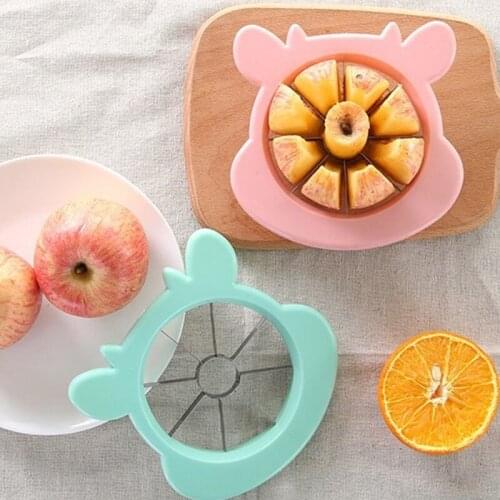 1PC Kitchen Apple Slicer Cutter Pear Fruit Divider Tool Comfort Handle for Kitchen Apple Peeler Fruit Cut Splitter Fast Shipping