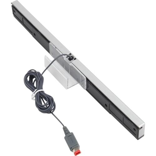 300pcs Game accessories Wholesae Wired Infrared IR Signal Ray Sensor Bar/Receiver for Nintend for Wii Remote Game Console