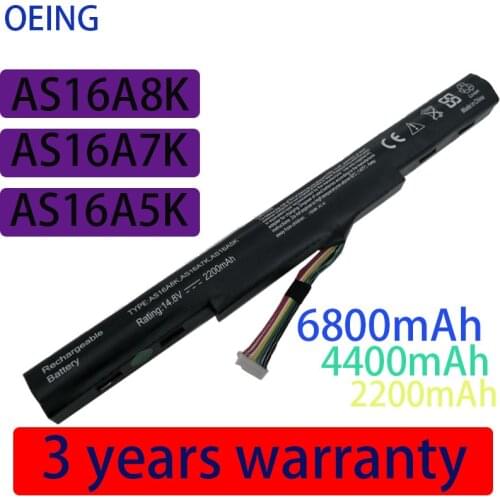 4CELLS AS16A5K AS16A8K Laptop Battery For ACER For Aspire E5-575 E5-553 E5-575T E5-576G E5-475G