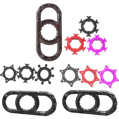 4 Pcs Silicone Penisrings Cockrings Male Penile Stretcher Stronger Man Delayed Ejaculation Erection Enhancing Rings