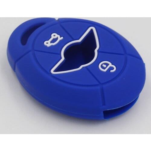 4PC Silicone Car Key Cover Case Flip Remote Key Skin Holder Protector Shell for BMW Mini Cooper Countryman Clubman F54 F55