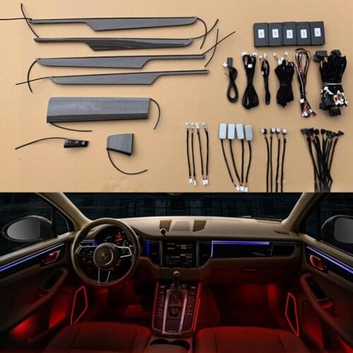 Car LED ambient light for Porsche macan 18-20 ambient light illuminated door light atmosphere light accessorie interior light