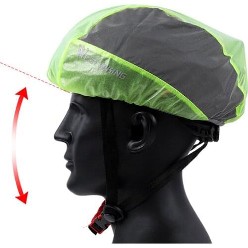Riding Helmet Rain Cover Outdoor Road Bike Helmet Windproof Reflective Rain Cover Bicycle Cycling Ultralight Helmet Rain Covers