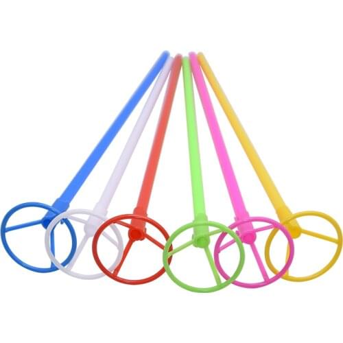 5/10pcs Foil Balloons Stick Plastic Balloon Holders with Cup Ballon Accessories PVC Rods for Birthday Wedding Party Decorations