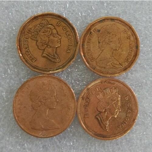 Canada coins 1 cent Old Original coin Collectible edition real Rare Commemorative Random year